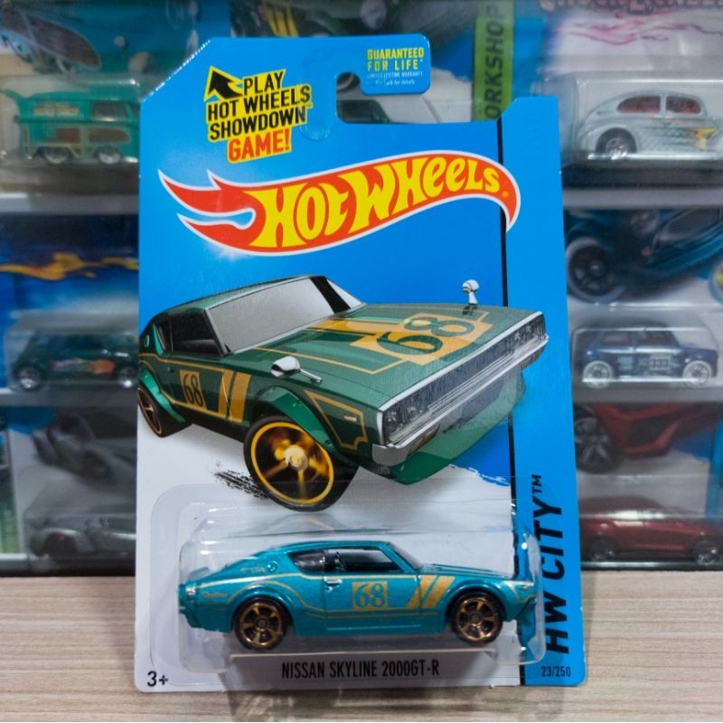 Hot Wheels Nissan Skyline 2000GT-R - Hijau Tampo 68