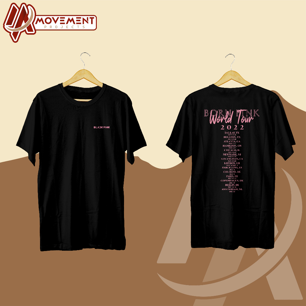 [PREMIUM] KAOS - BORN PINK BLACKPINK WORLD TOUR VER.5
