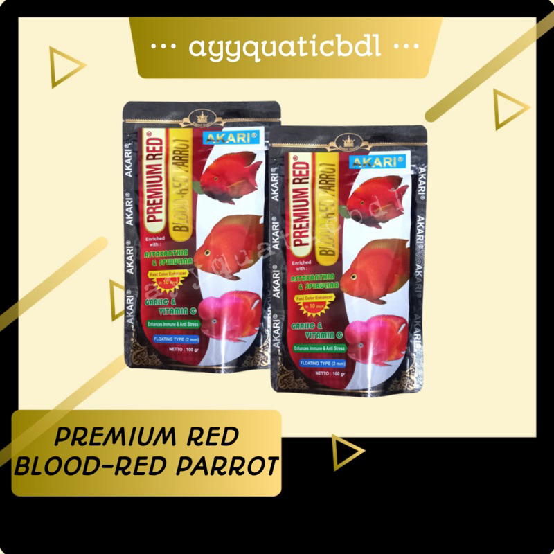 AKARI PREMIUM RED BLOOD RED PAROT