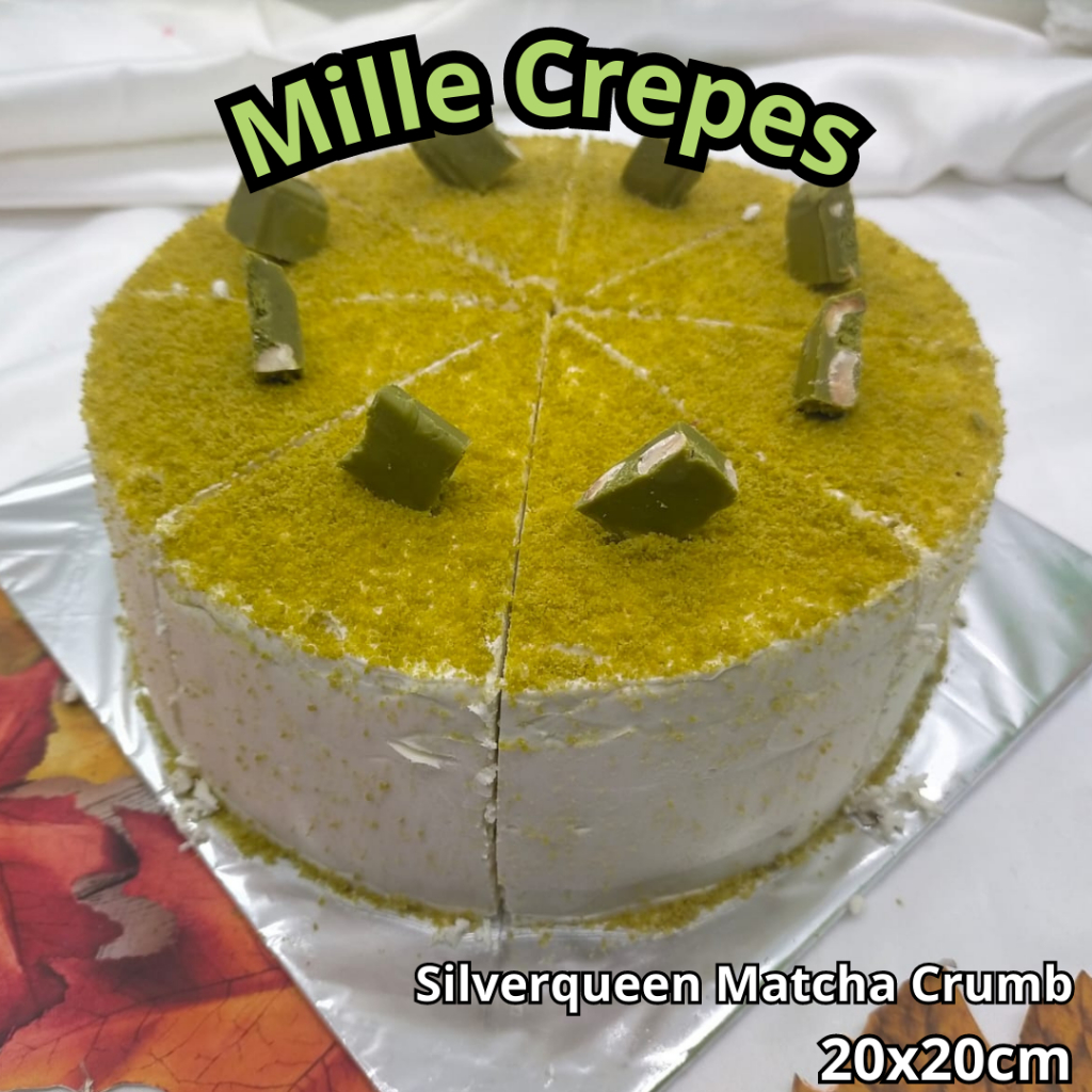 

20 x 20 Mille Crepes / Kue Potong / Mille Crepe / Slice Cake / Matcha / Coklat / Redvelvet