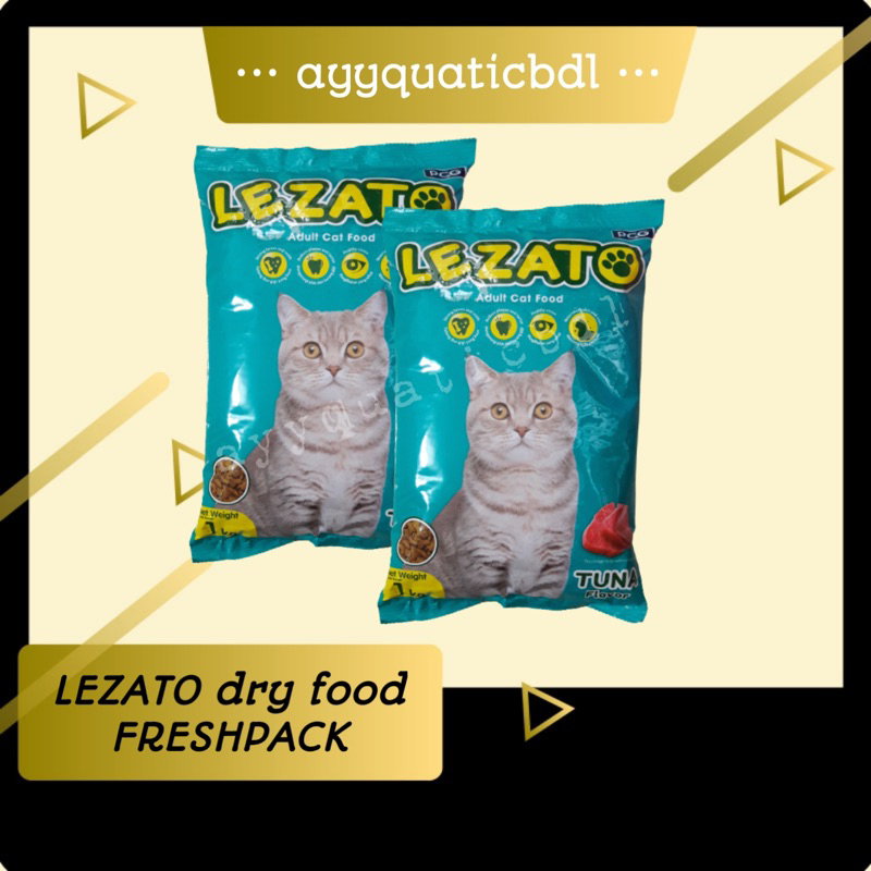 1KG FRESH PACK | LEZATO MAKANAN KUCING DRY FOOD