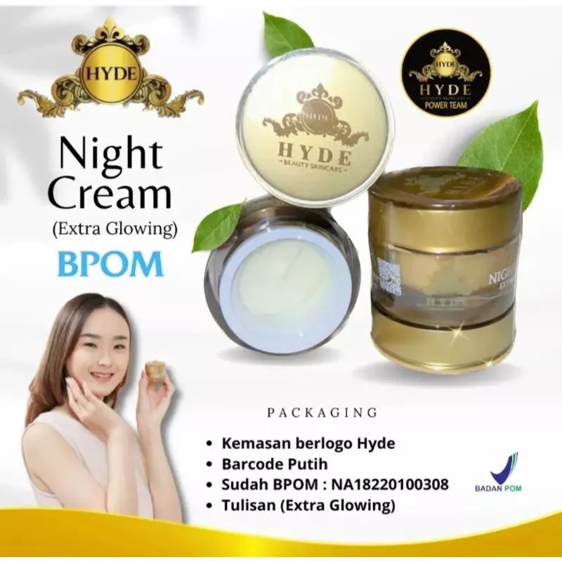 NIGHT CREAM HYDE BEAUTY SKINCARE ORIGINAL