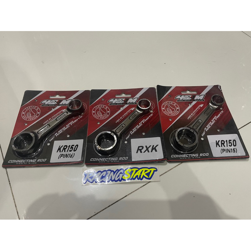 STANG PISTON TITANIUM 4S1M NINJA KR150 RX KING PIN 15 &amp; 16