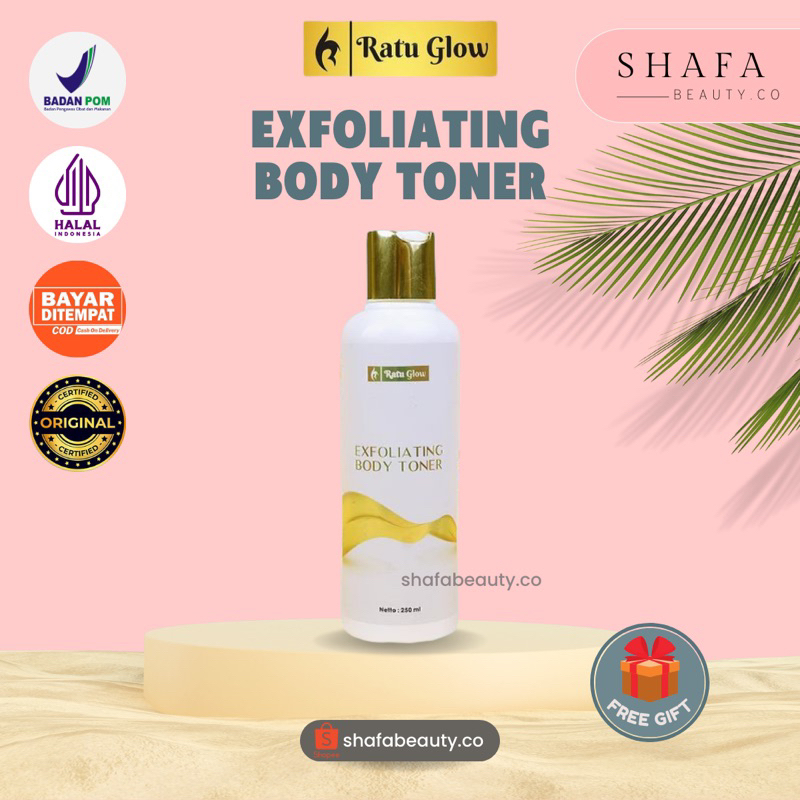 EXFOLIATING BODY TONER RATU GLOW by Agus Salim Bucar