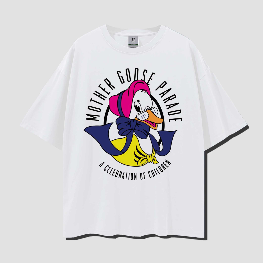 Mother Goose Parade Vintage Style Oversize Tee