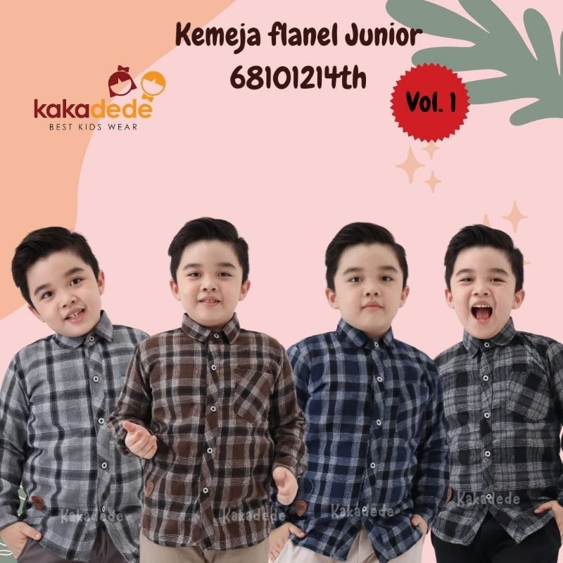 Kemeja Flanel Junior by Kakadede