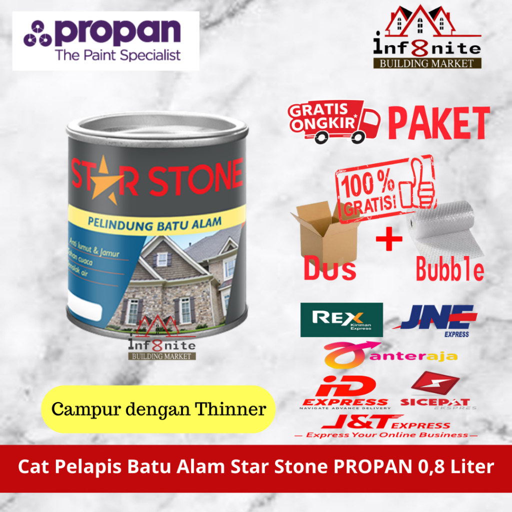 Cat Pelapis Batu Alam Star Stone Vernis Batu Alam Starstone Paket