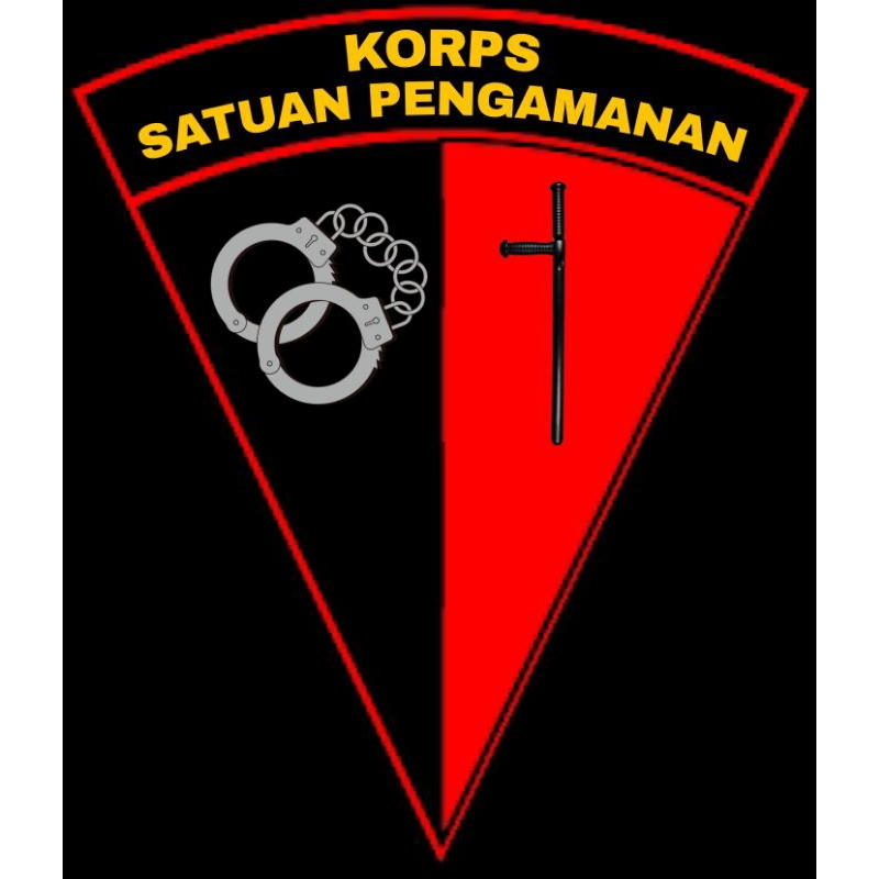 Sticker KORPS SATPAM - Satuan Pengamanan