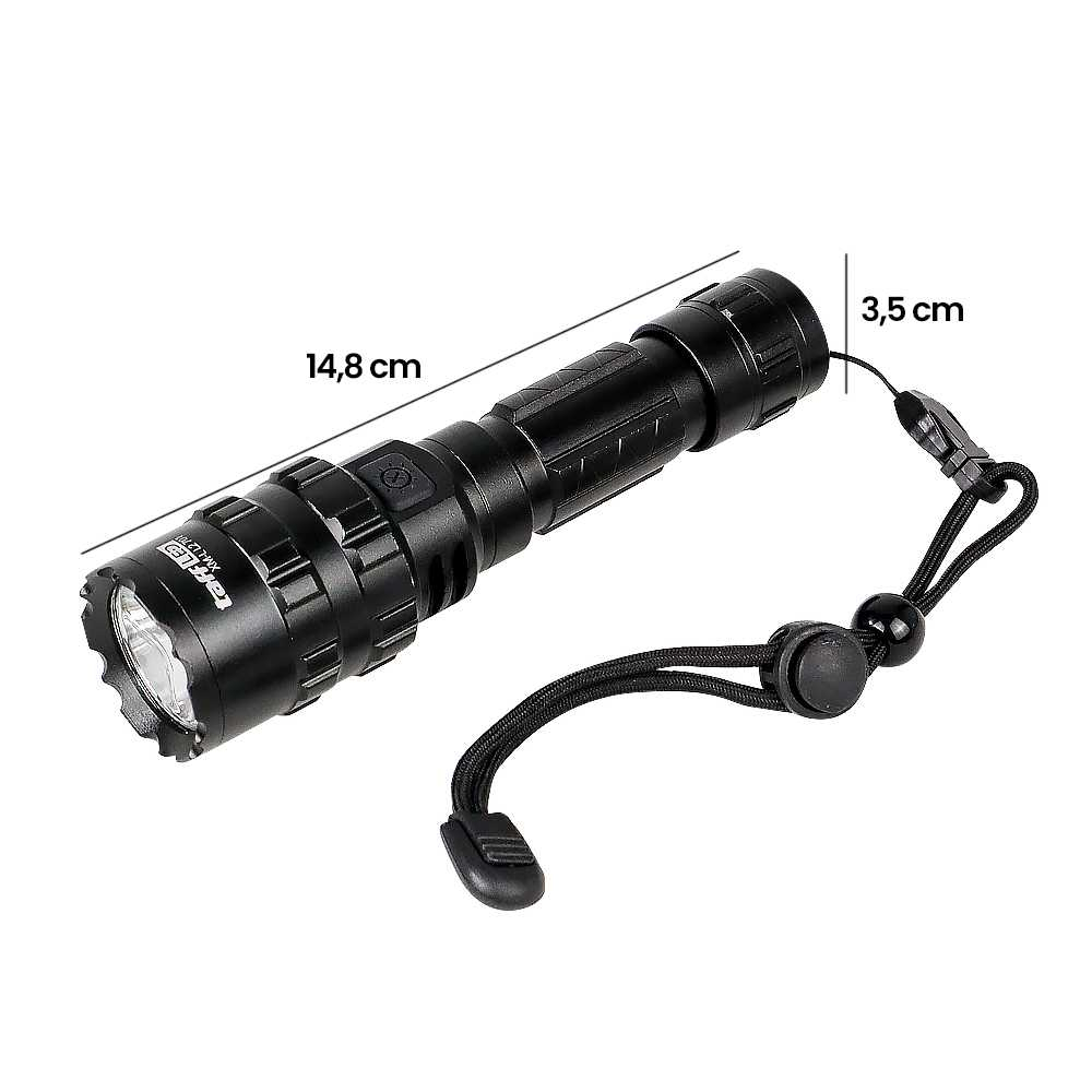 Senter LED Torch Hunting Cree XM-L L2 6500 Lumens 5 Mode Lighting Tahan Air IPX-6