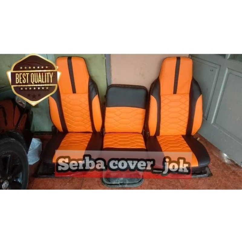 Sarung jok mobil truk umplung / Sarung jok mobil Mitsubishi cold diesel / cover jok mobil truk cumpl