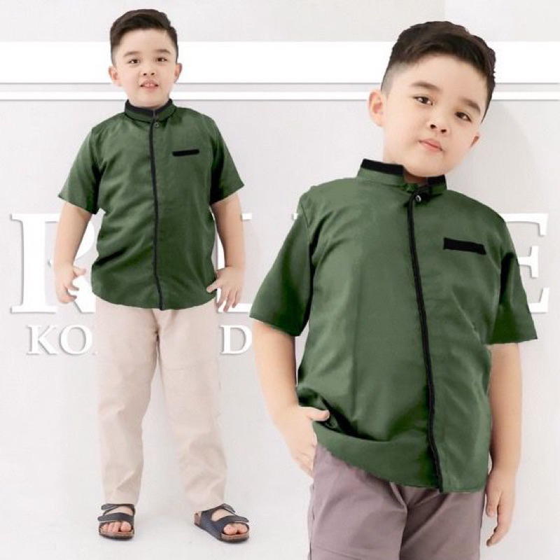 Atasan Baju Kids Anak Pria | Kemeja Koko Pria Terbaru