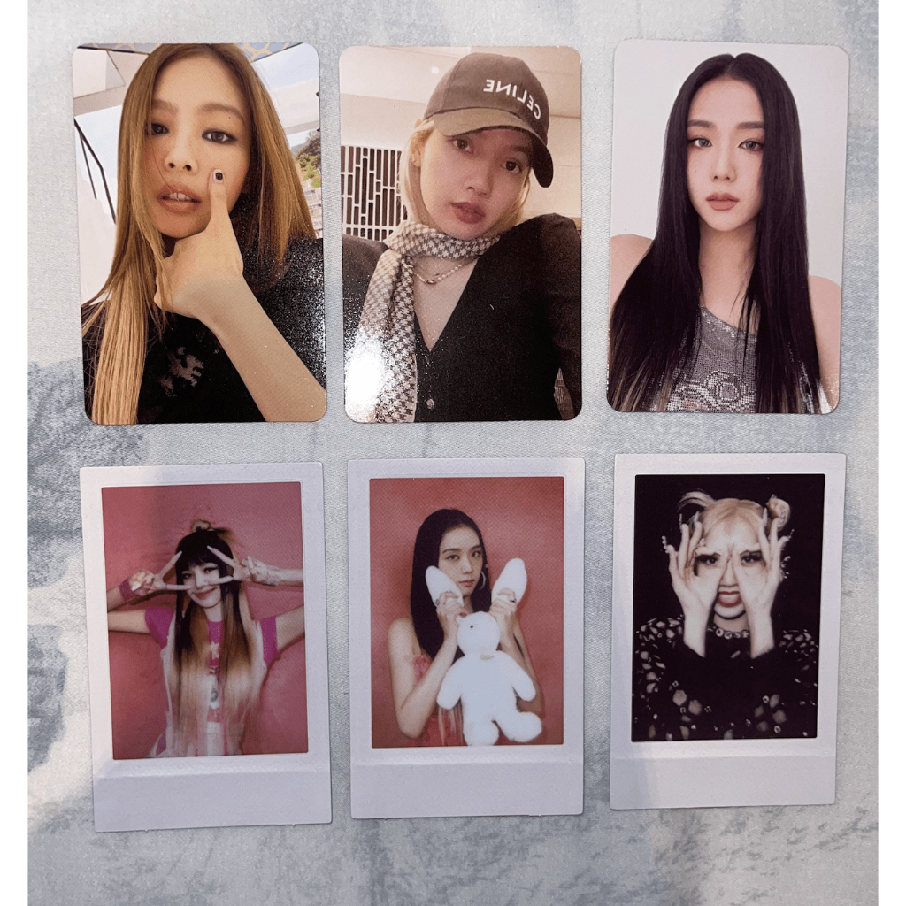 (READY ina) BLACKPINK BORN PINK OFFICIAL PC POLAROID JENNIE LISA JISOO