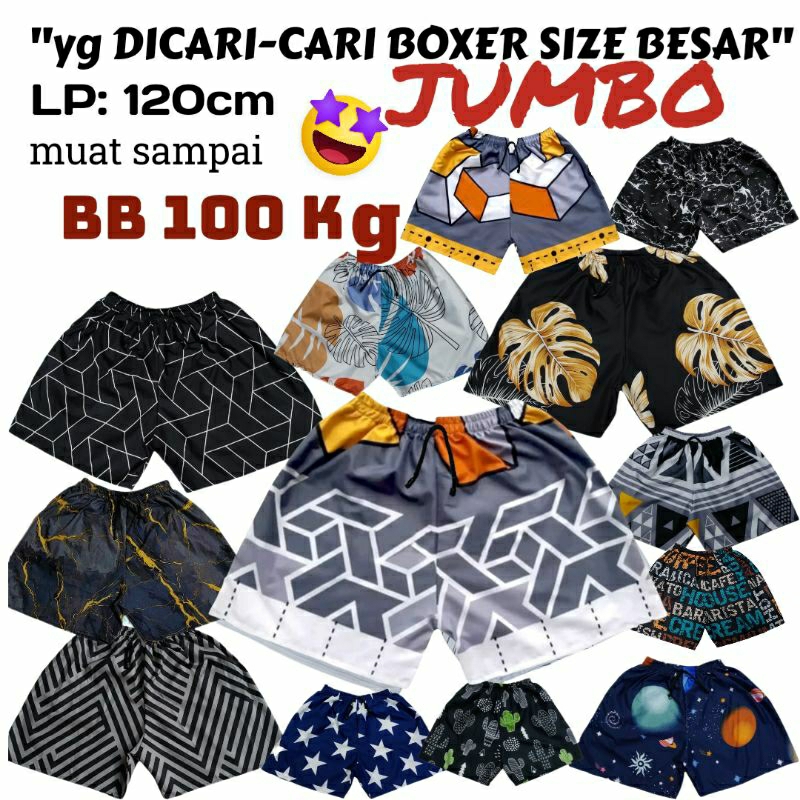 BOXER DEWASA PREMIUM JUMBO  LP 120CM