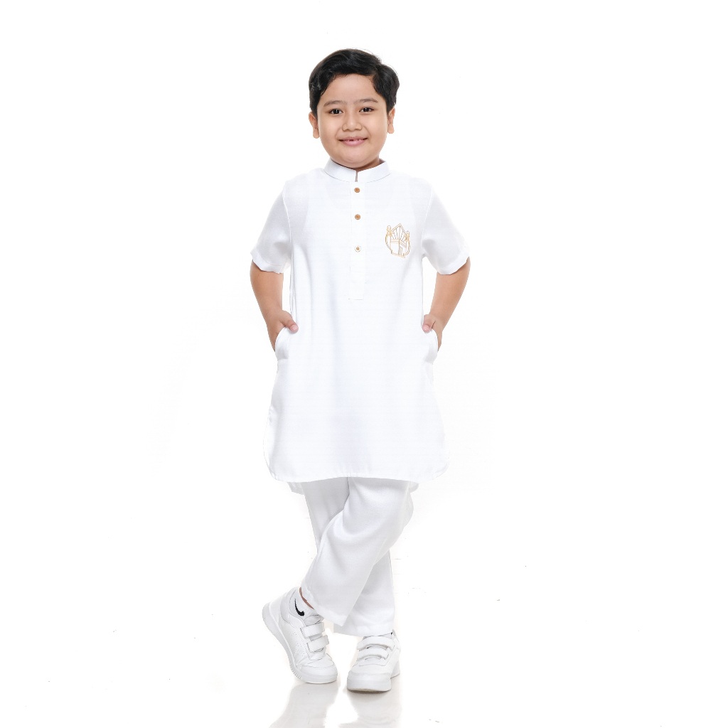 Baju Muslim Setelan Koko Kurta Anak Laki Laki AL BAARI (SK-095)