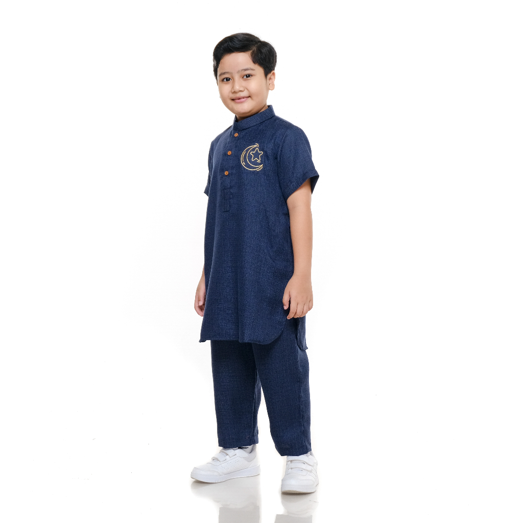 Baju Muslim Setelan Koko Kurta Anak Laki Laki AL BAARI (SK-095)