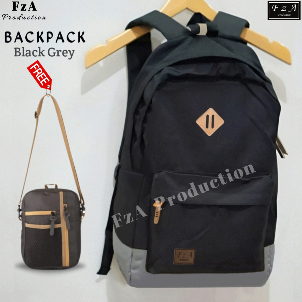 FzA Official - Tas Ransel Gendong Laptop Distro Sekolah Kuliah Pria Wanita Backpack Original Tas Punggung Laptop - BGSL