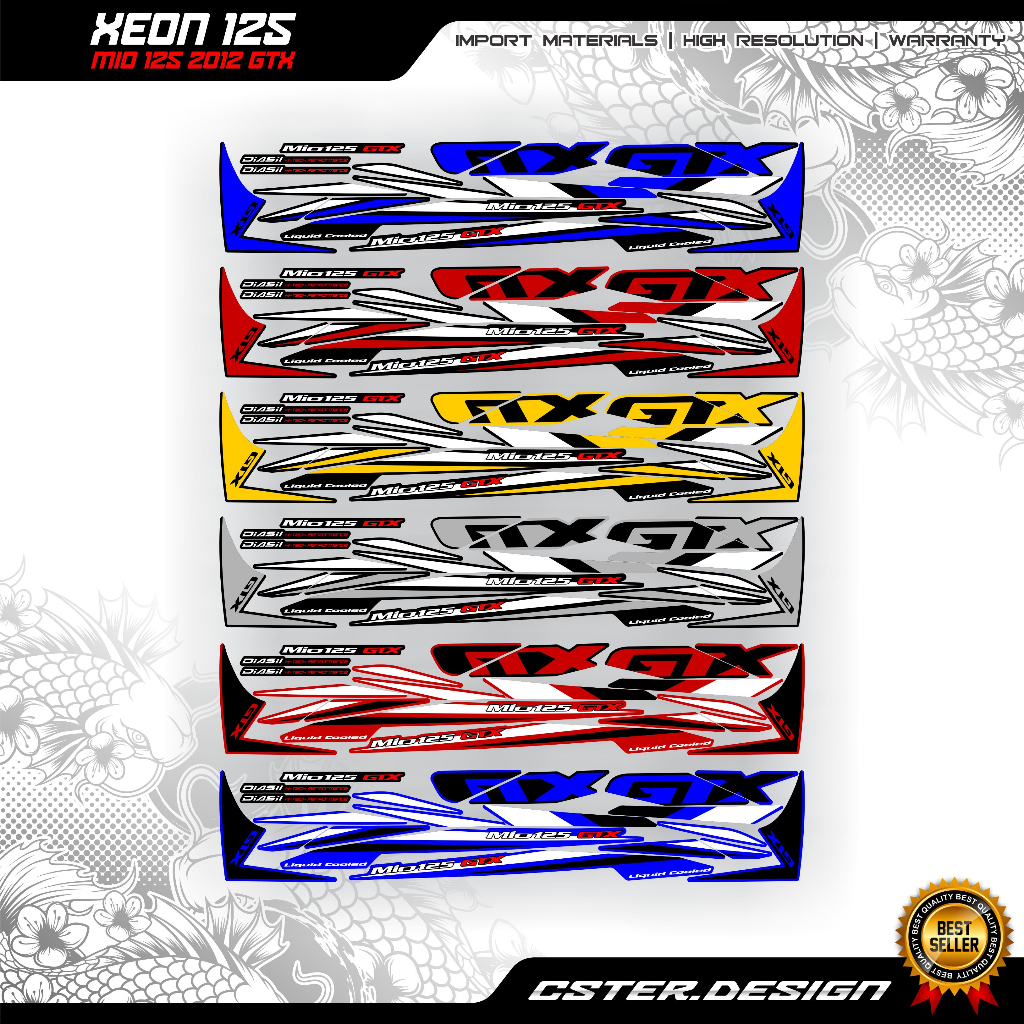 STRIPING XEON MIO 125 GTX rc thailand