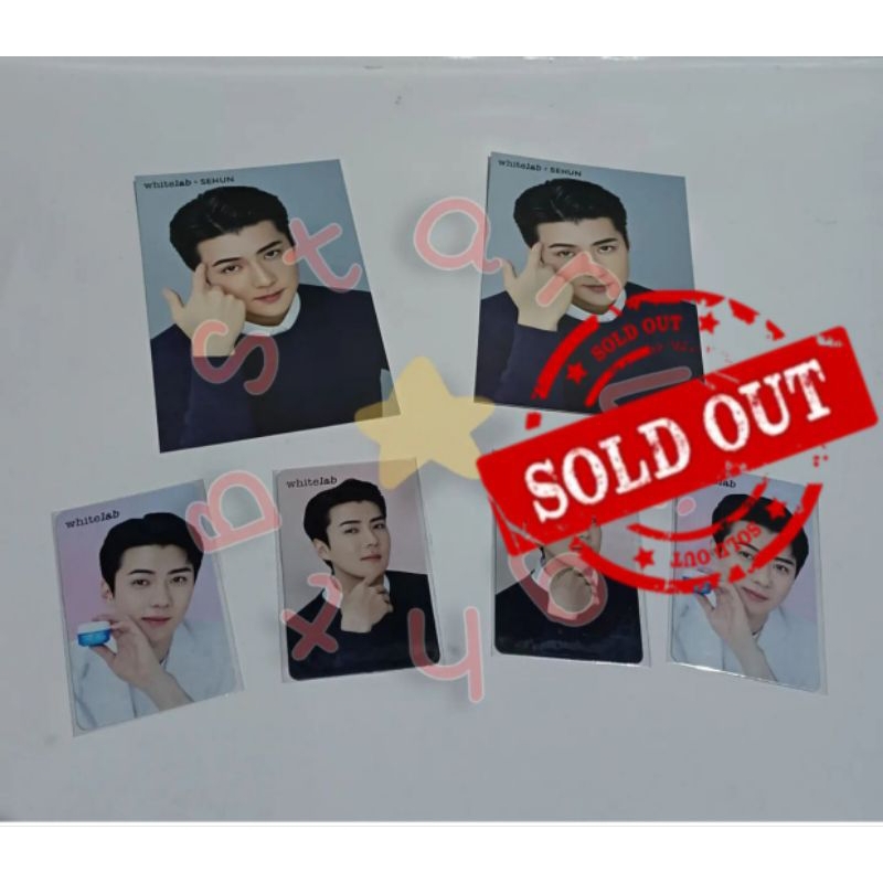 Sehun Whitelab Photocard set