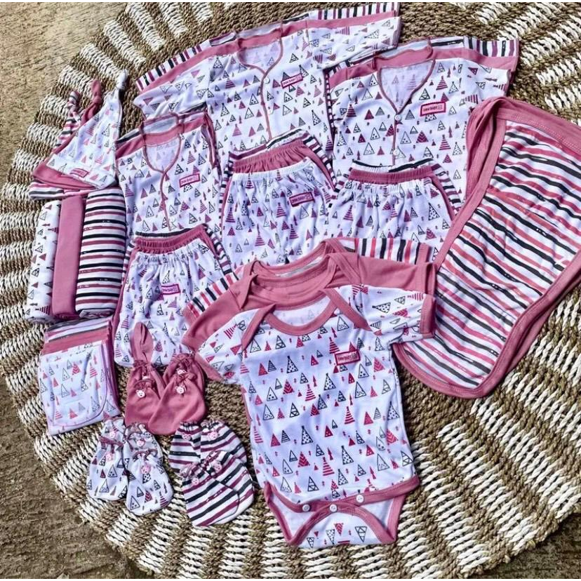 45 PCS Baju Bayi baru lahir Paket hemat Brojol Baby Paket Komplit bayi baru lahir  DNW BABY