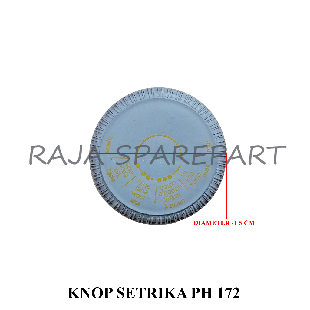 KNOP SETRIKA PHILIPS/KNOP PUTARAN SUHU SETRIKA/KNOP SETRIKA PH 172