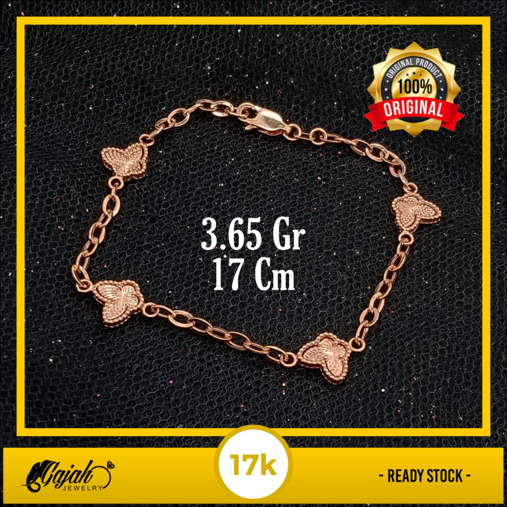 Gelang Emas 17K - 3.65 Gr Kadar 750 - 4632