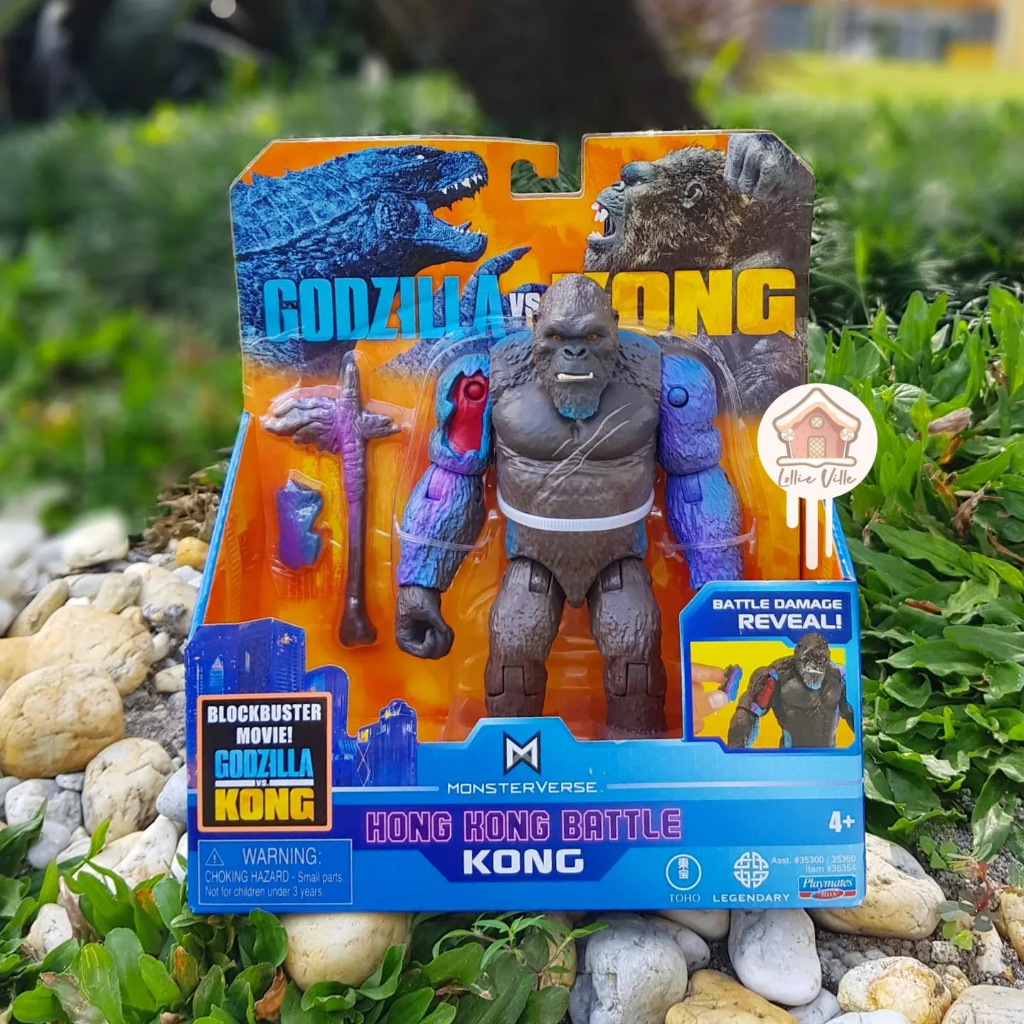 Godzilla vs Kong Action Figure - Kong Hong Kong Battle