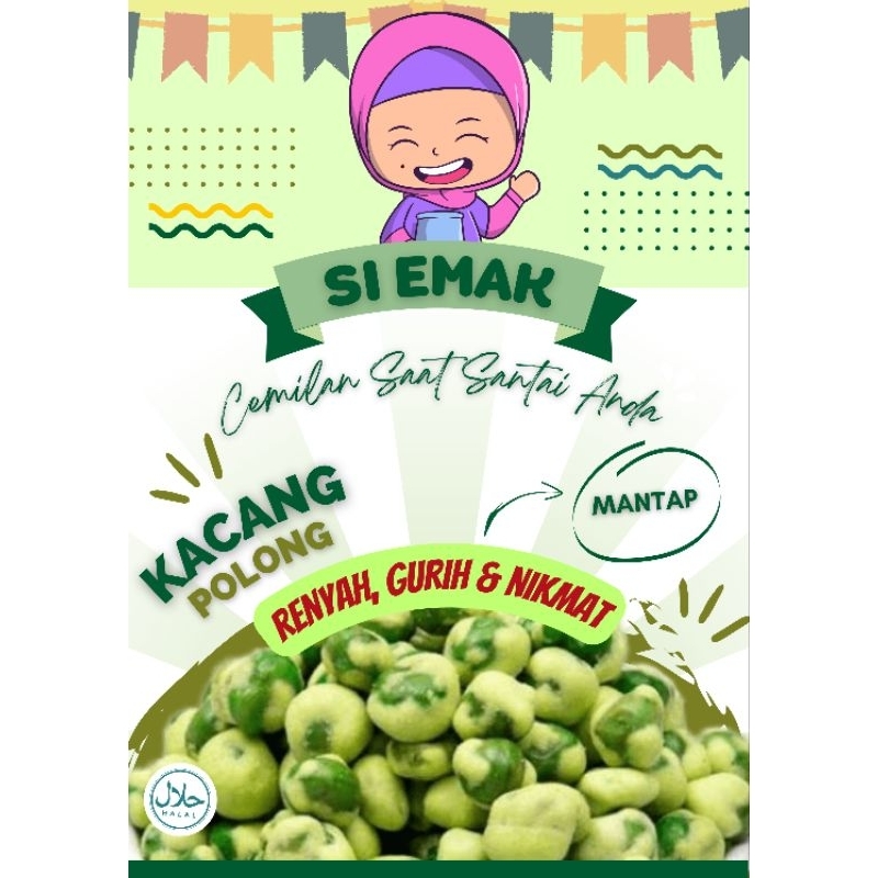 

Si Emak (Kacang polong Salut 150gr)