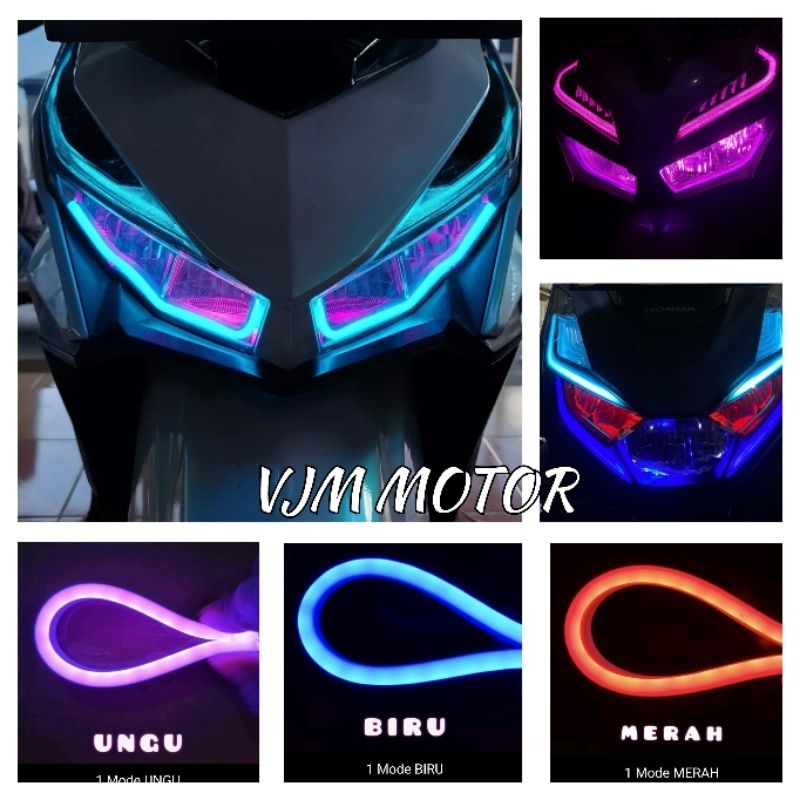 LAMPU ALIS TANPA BINTIK LAMPU ALIS NEON 30 CM MOTOR MOBIL FLEXIBLE FOR CUSTOM MODIFIKASI