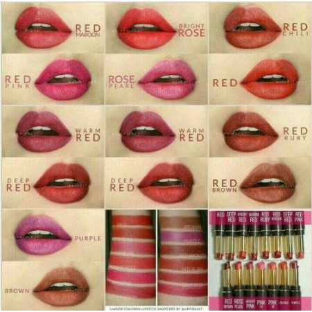 [BPOM] * NCC * Lindor Lipstik Colorfix Lipstick Long Lasting Tahan Lama Waterproof Kissproof Matte