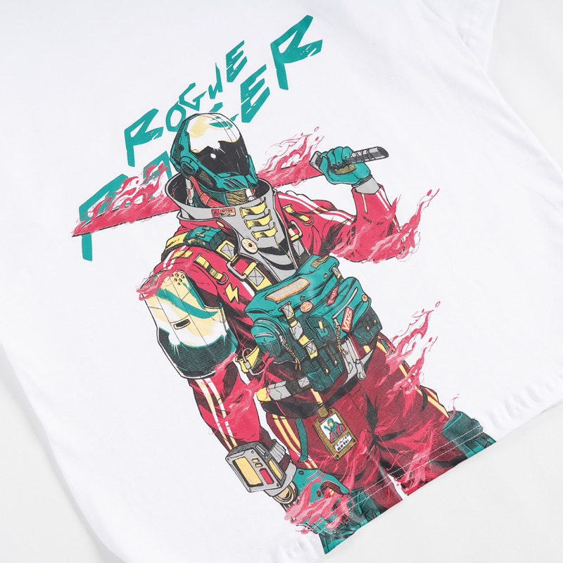 [N00888] T-shirt Oversized Distro Motif DOOMED. XXX