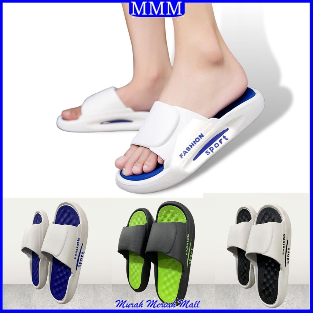 MMM Sandal Slop Fashion Sport Unisex EVA Fashion Sport 6729 Sendal Kasual Lembut Pria Wanita Sandal Flip-Flop Light Eva Slide Murah Import