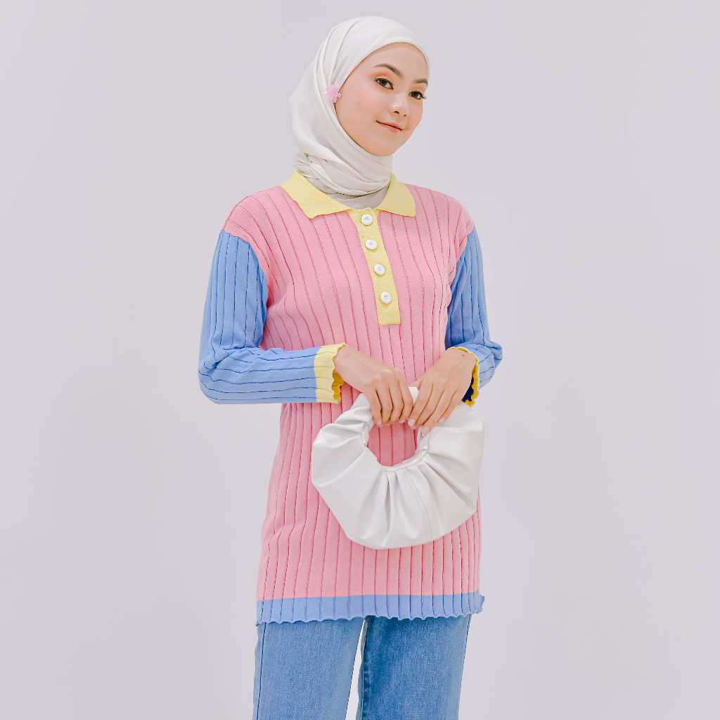 NUNA Milea Knit Pink TOP KNIT