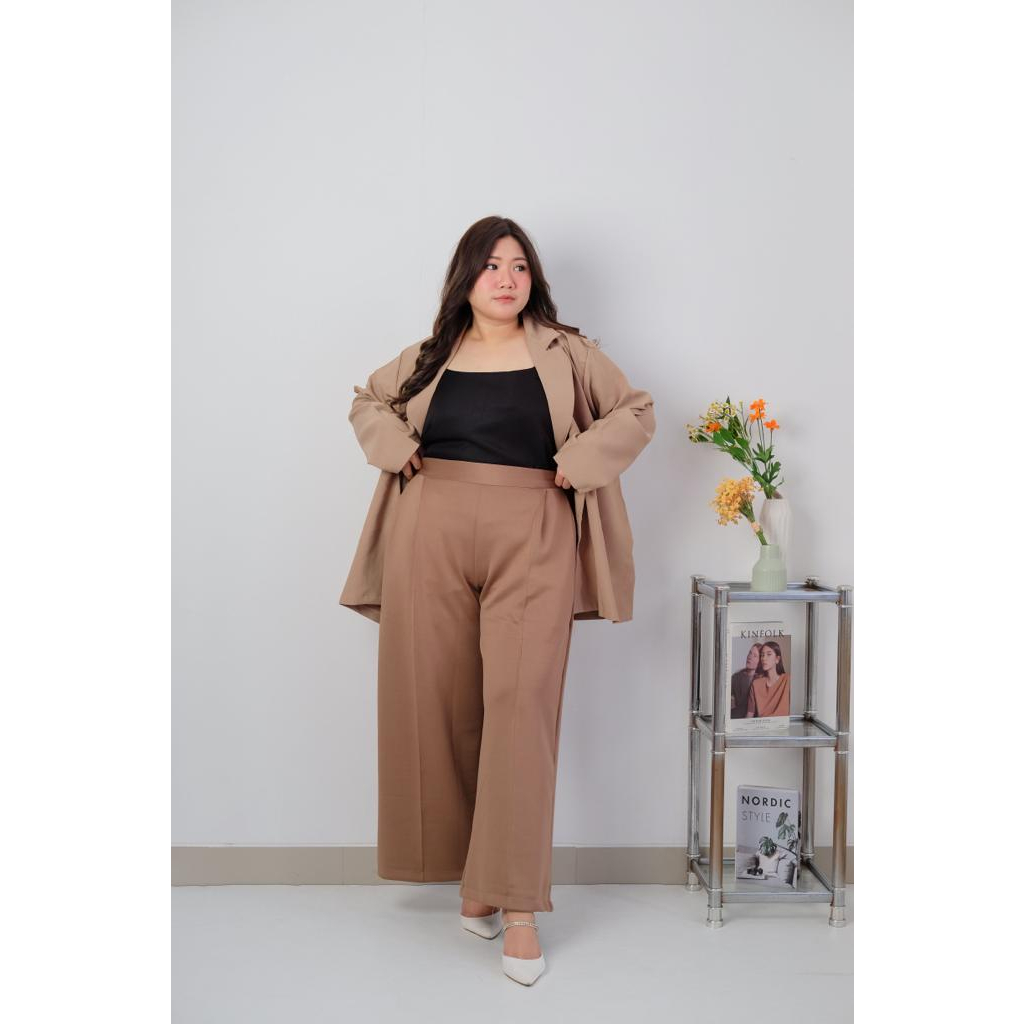 BIGWELL KIKI SCUBA CUBIT - CELANA PANJANG WANITA - CELANA WANITA BIGSIZE