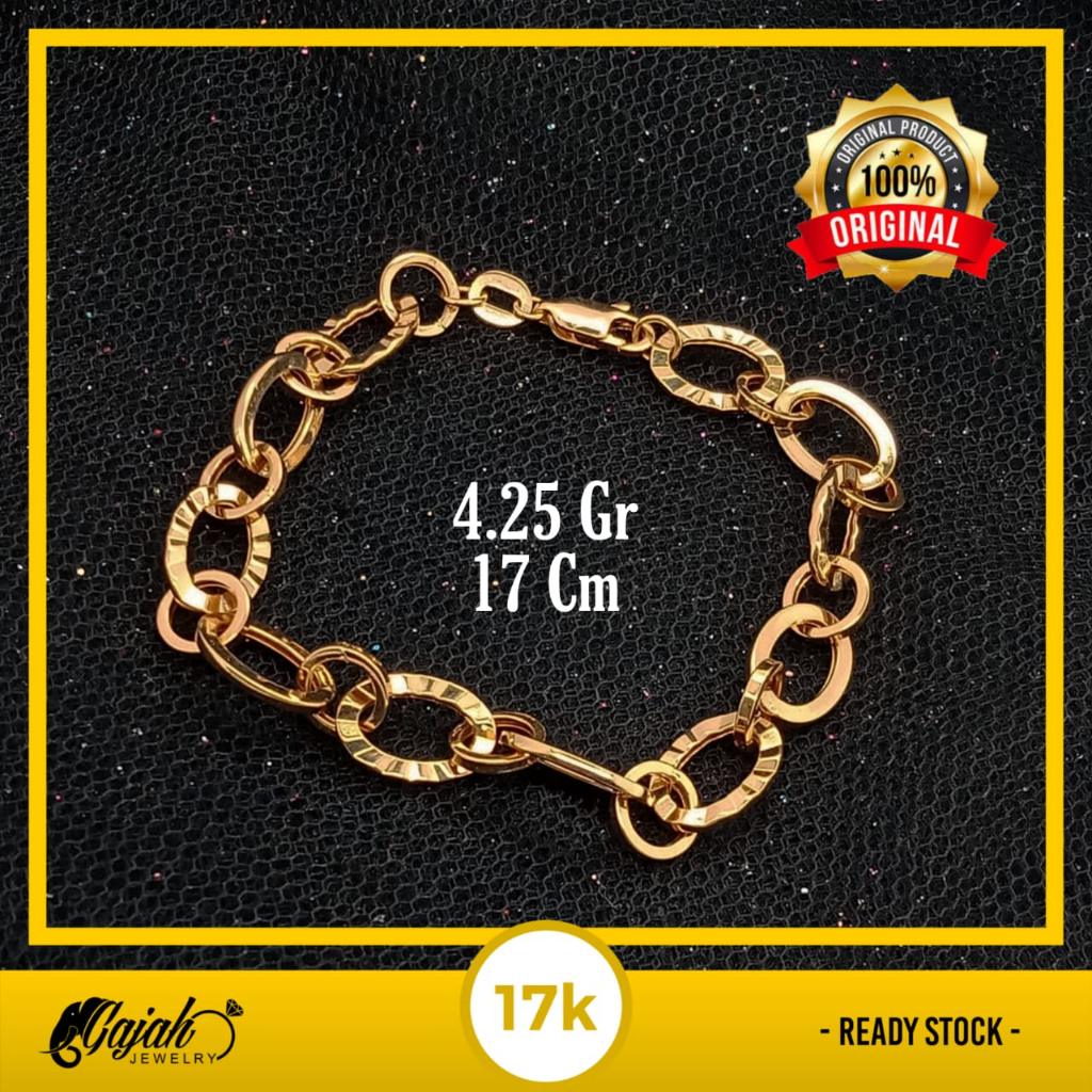 Gelang Emas 17K - 4.25 Gr Kadar 750 - 4642