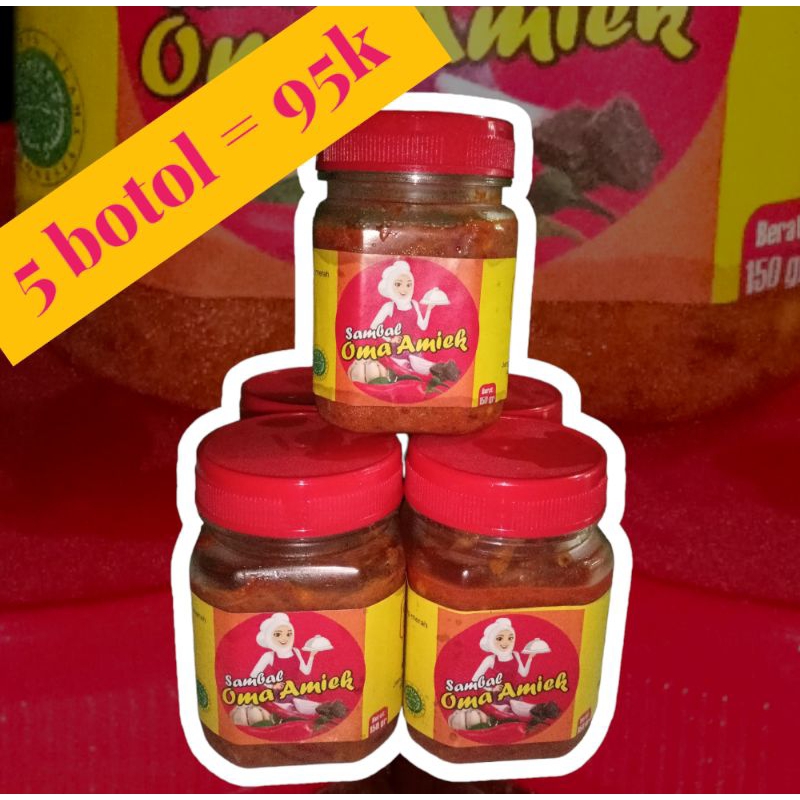 

sambal cumi Oma Amiek termurah di shopee