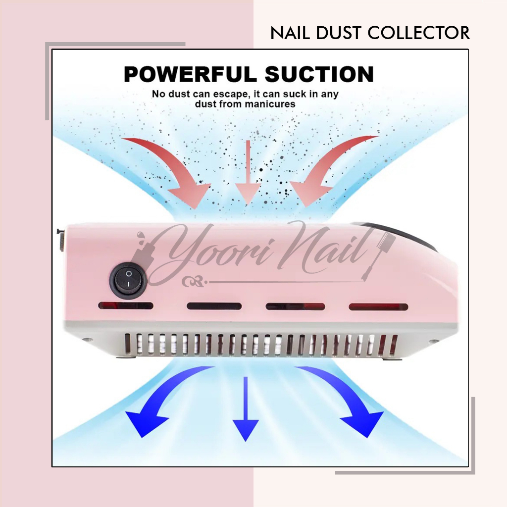 Nail dust collector penyedot debu nail art vacuum dust collector mesin penyedot debu