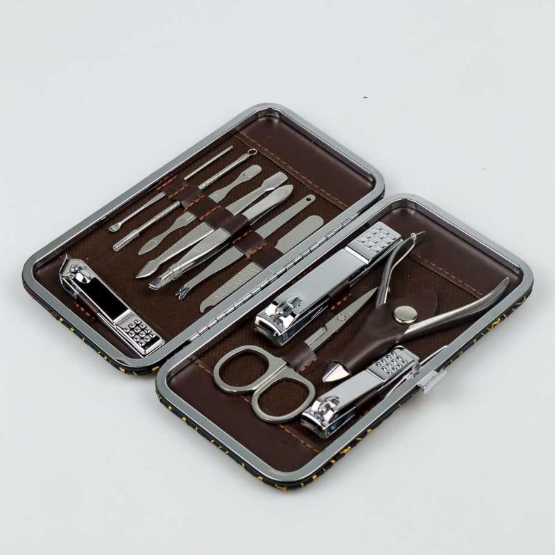 Nail Art Set Manicure Pedicure Gunting Kuku 12 PCS