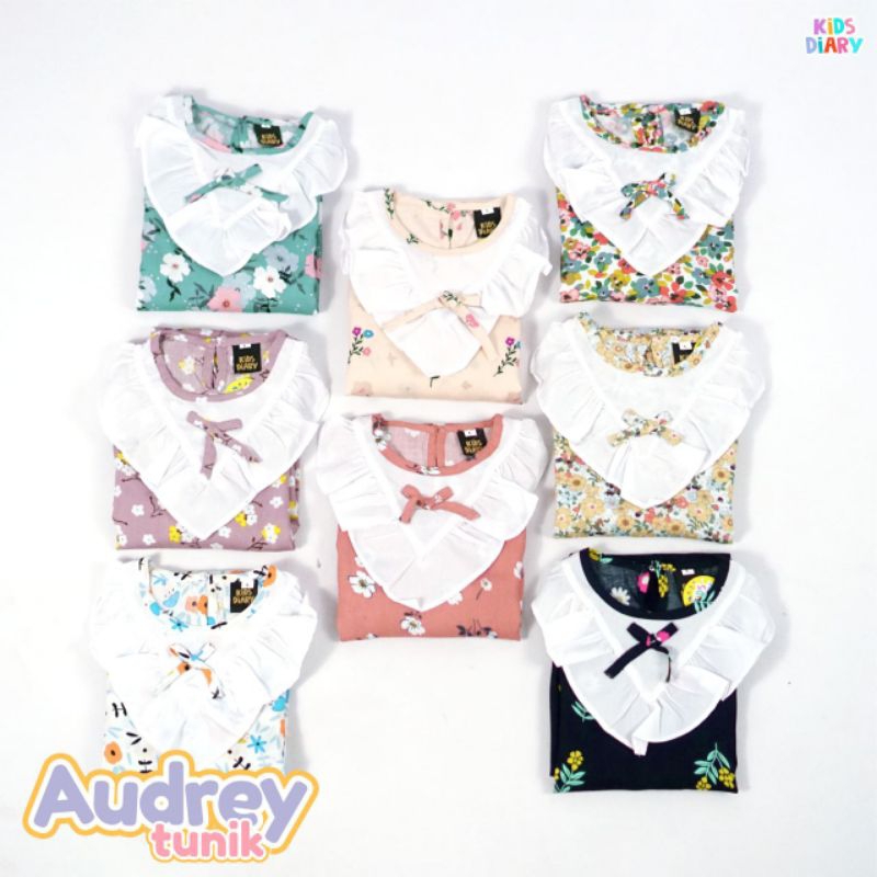 Baju Tunik Anak Baju Gamis Lebaran Audrey Tunik