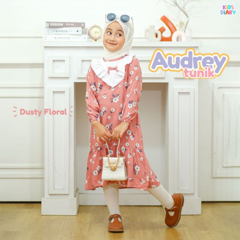 Baju Tunik Anak Baju Gamis Lebaran Audrey Tunik