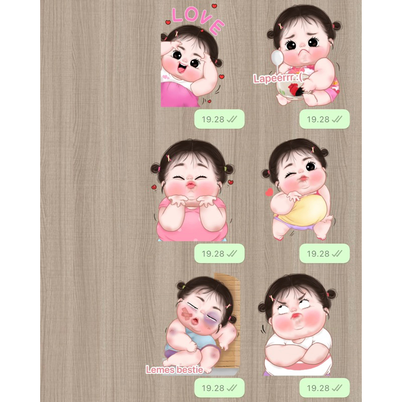 

30 STIKER WHATSAPP LUCU ( NON GERAK )