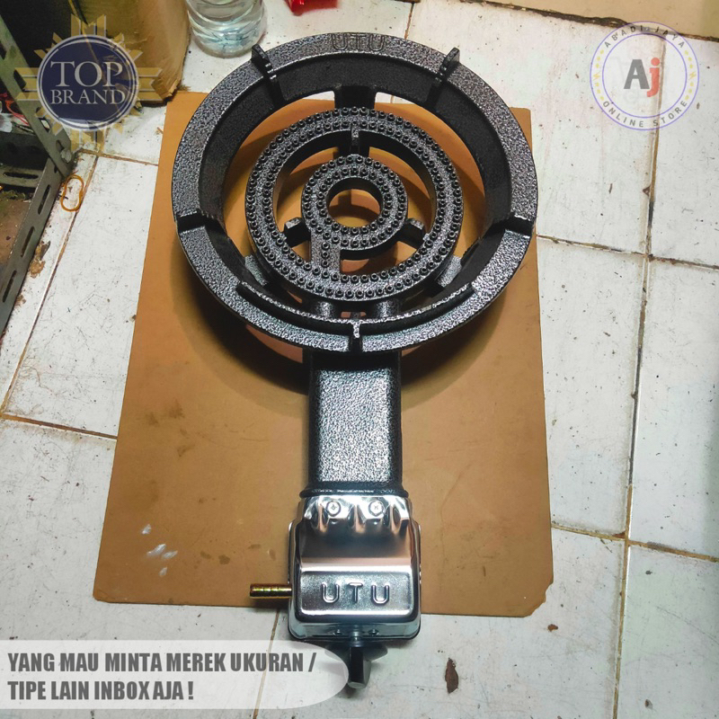 kompor cor satu tungku api besar UTU 31A w808 automatic komersil