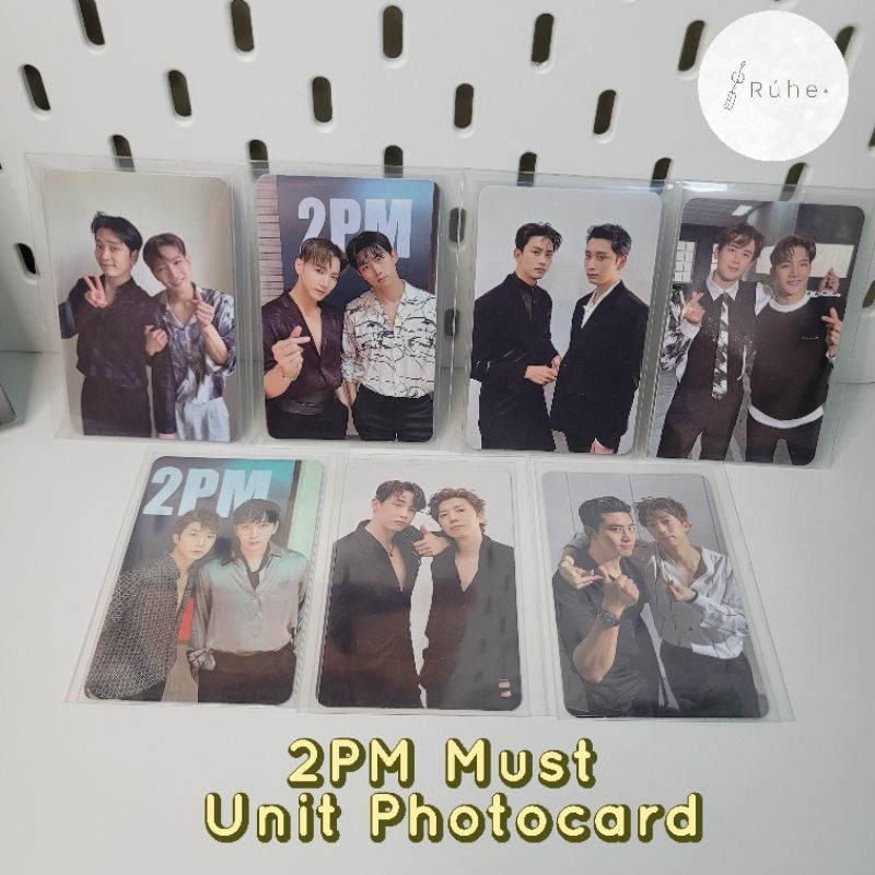 2PM UNIT MUST PHOTOCARD GRUP CHANSUNG TAECYEON NICKHUN  WOOYOUNG JUNHO JUNK