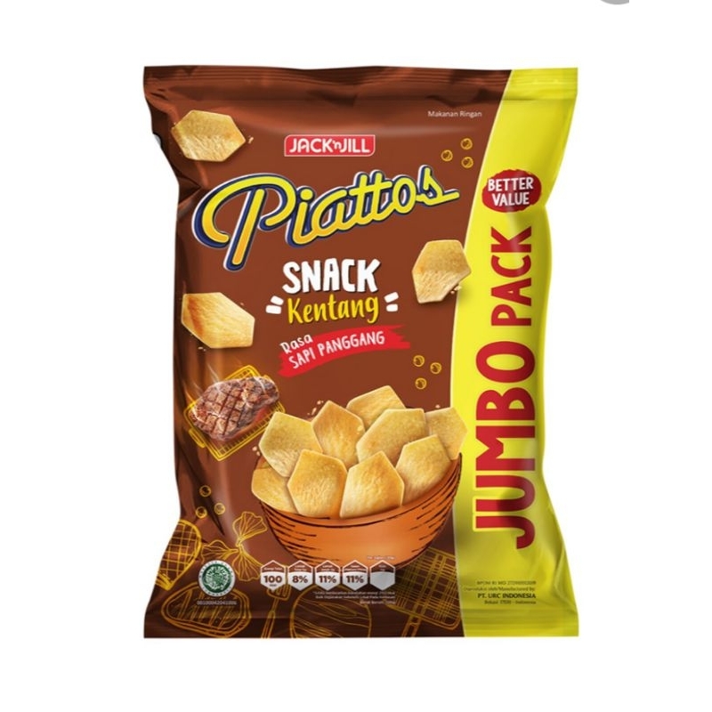 

Piattos Snack Kentang Sapi Panggang 120 g