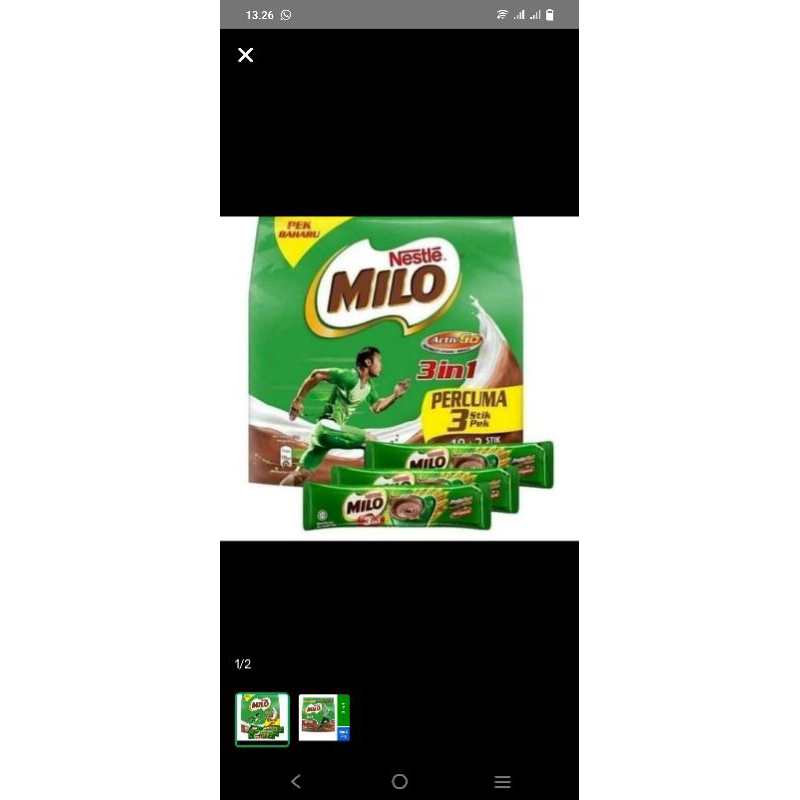 

milo 3 in 1 free 3 stik