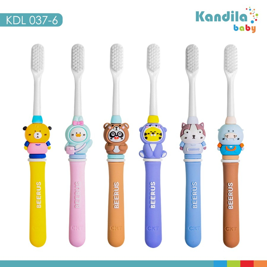 Kandila Baby Cartoon Toothbrush KDL 037 - 6 / Sikat Gigi Anak