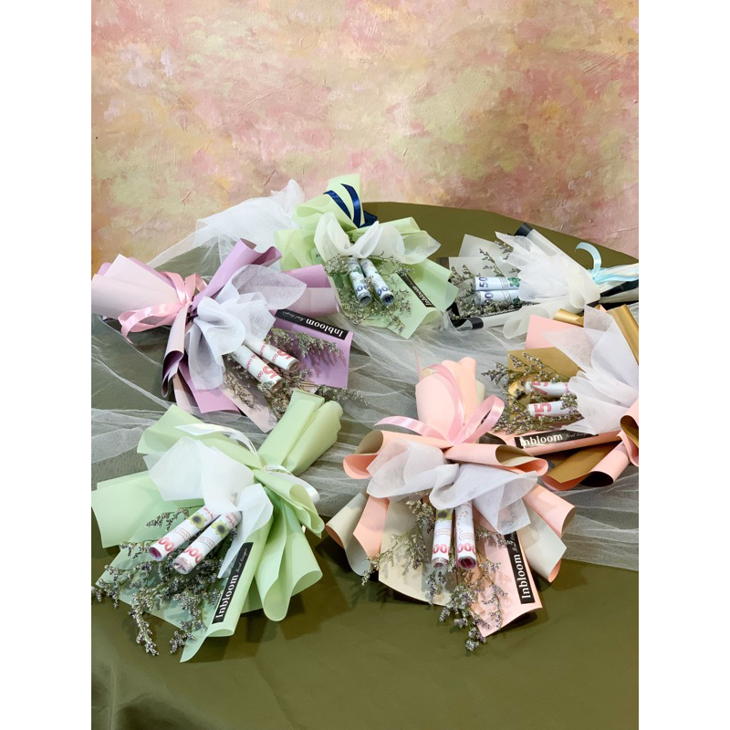 INBLOOM FLORIST MONEY BOUQUET / THR BOUQUET / BUKET UANG / BUKET ANGPAO / ANGPAU IMLEK LUNAR NEW YEA