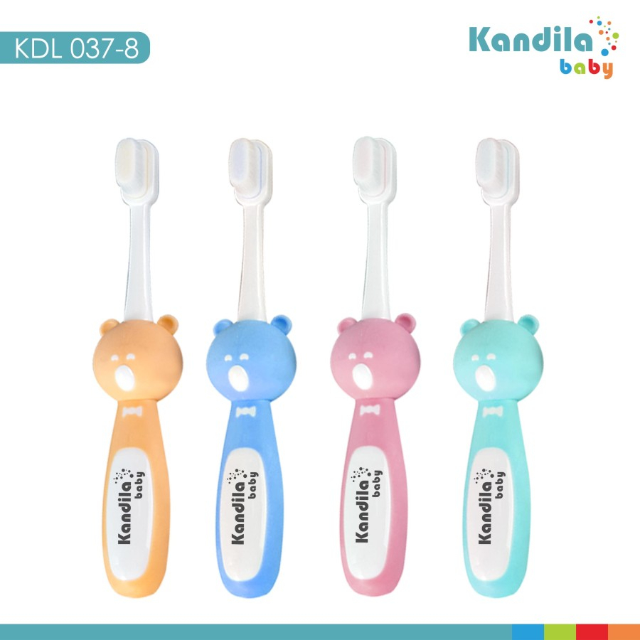 Kandila Baby Bear Toothbrush With Case KDL 037-8 / Sikat Gigi Anak