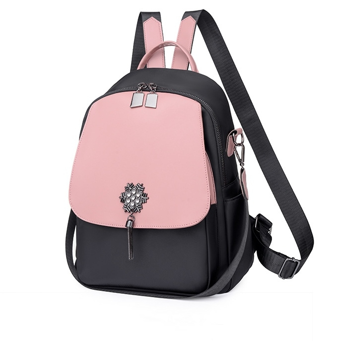 TAS RANSEL WANITA KOREA ANTI AIR HITAM PINK ROSIA TA786P3 PREMIUM BACKPACK GENDONG PUNGGUNG SEKOLAH KULIAH KERJA CEWEK LUCU IMPORT BATAM KEKINIAN REMAJA BRANDED