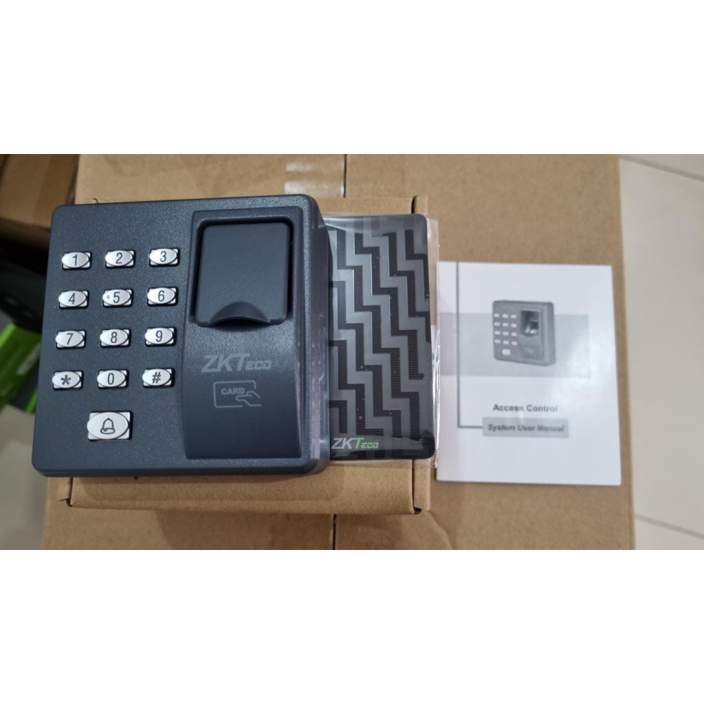 Paket Akses Kontrol ZKTECO X7 | Mesin Akses Sidik Jari, PIN, dan Kartu RFID | Fingerprint
