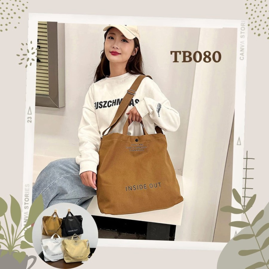 Tas selempang canvas kekinian import Fashion Premium terbaru 2023 jinjing B5N7 promo murah besar bes
